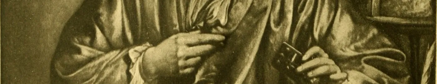 A portrait of Leeuwenhoek